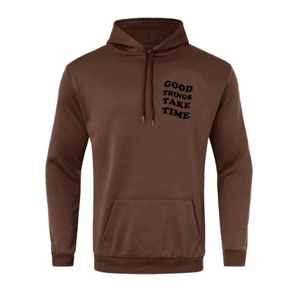 Unisex Fall Harajuku Style Embroidered Streetwear Long Sleeve Baggy Hooded Sweatshirt Fashion Casual Comfy Pullover Hoodies