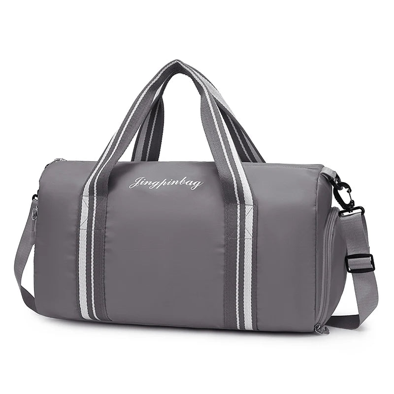 52x27x25cm Large black sport gym tote new duffle bag travel work gear bag