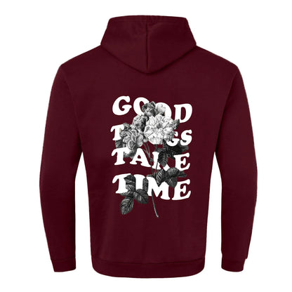 Unisex Fall Harajuku Style Embroidered Streetwear Long Sleeve Baggy Hooded Sweatshirt Fashion Casual Comfy Pullover Hoodies