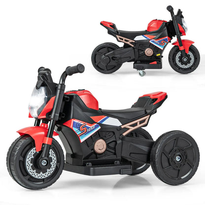 DORTALA Kids Ride-on Motorcycle 6V Battery Powered Motorbike Toddler Electric Dirt Bike