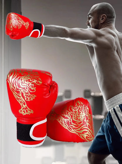 Boxing Gloves Breathable Kickboxing Gloves Comfortable Professional Boxing Gloves Fighting Taekwondo Mitts for Training Sandbag