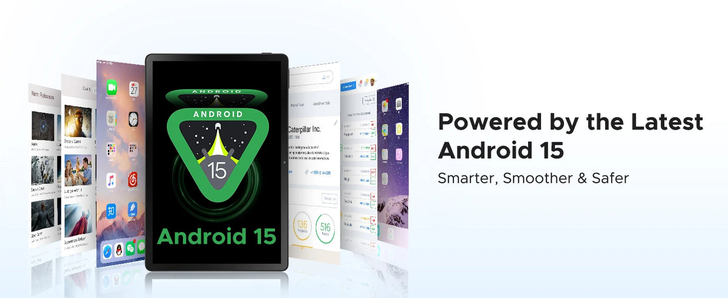 DOOGEE U11 Pro 2in1 PC Tablet Android 15 30GB(6+24) 256GB 11" 8580mAh Battery Dual Speakers Unisoc T7200 Widevine L1 Tablet