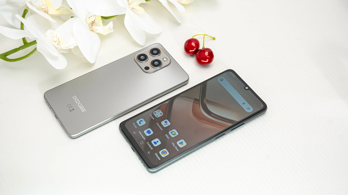 DOOGEE Note 58 Android 15 Smartphone 8GB 128GB 6.75" HD+ 90Hz IPS Screen 6250mAh Large battery NFC Widevine L1 Cell Phone