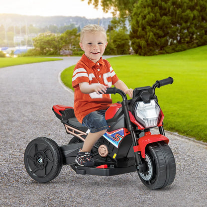 DORTALA Kids Ride-on Motorcycle 6V Battery Powered Motorbike Toddler Electric Dirt Bike