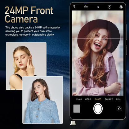 Global Vision S25 Ultra Smartphone 5G Android 12 8GB RAM 512GB ROM 6.8 Inch Phone 1920x1080HD 24+48MP 4 5G Network Mobile Phones
