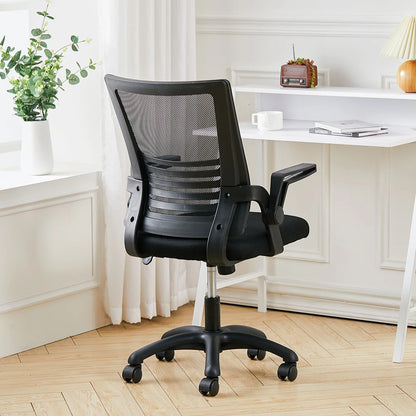 Office Desk Mesh Swivel Chair Computer Ergonomic Chair,60cm W x 45cm D x 91-101cm H