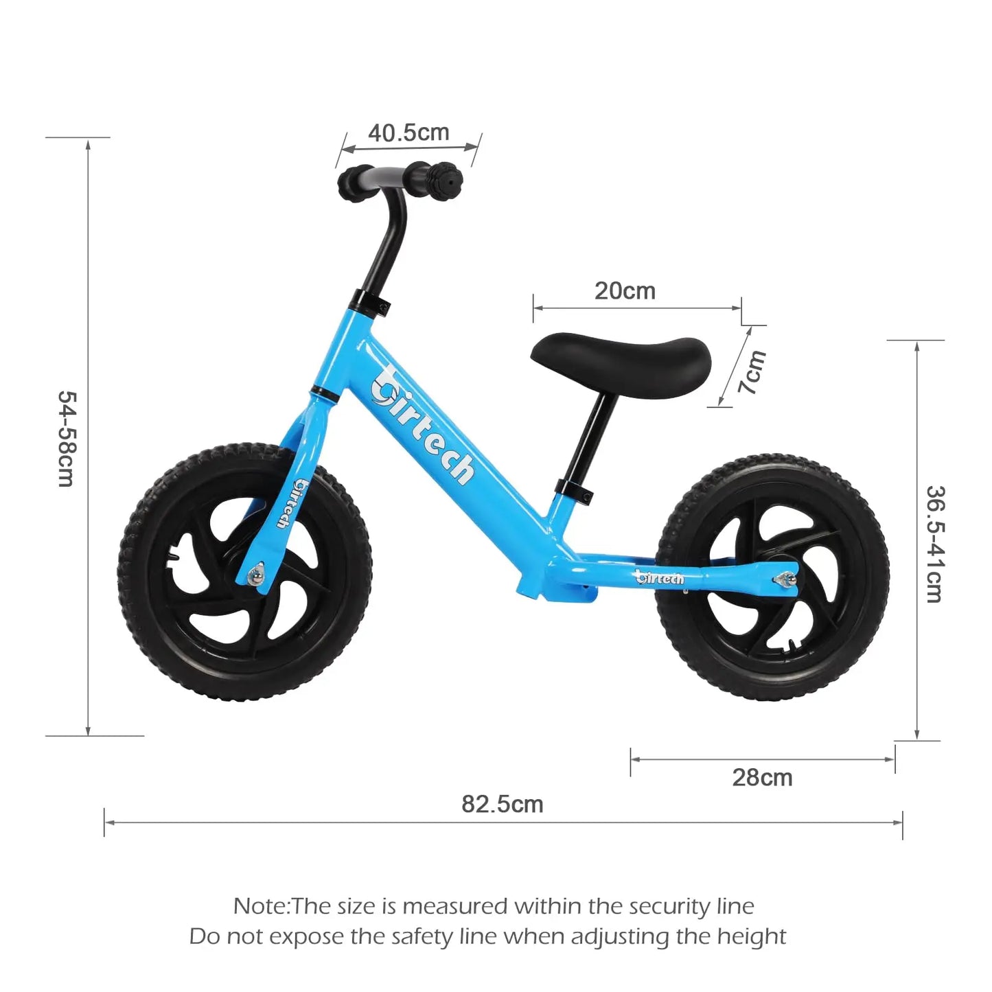Balance Bike for 2,3,4 Years Old Light Weight No-Pedal Toddlers Walking Bicycle for Children Age 3-6 with Adjustable Handlebar