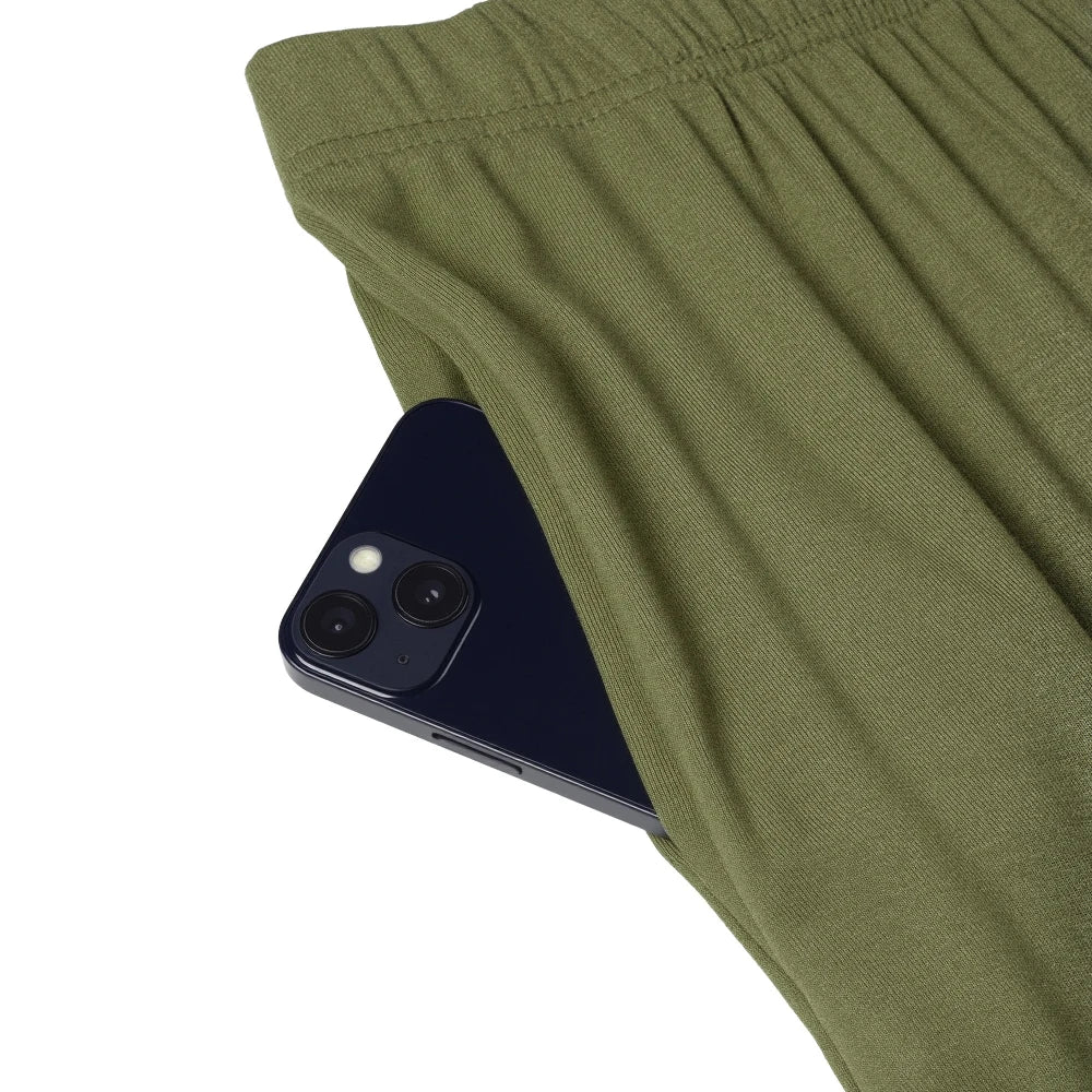 Modishion Women's V-neck long-sleeved pajamas home wear set loose and comfortable simple and fashionable Sleepwear