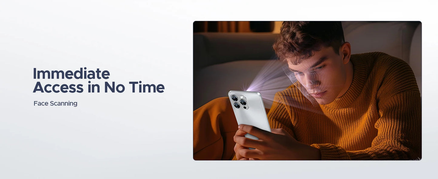 DOOGEE Note 58 Android 15 Smartphone 8GB 128GB 6.75" HD+ 90Hz IPS Screen 6250mAh Large battery NFC Widevine L1 Cell Phone