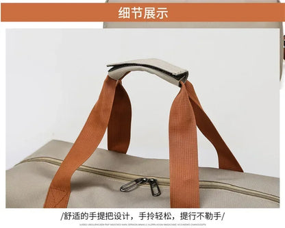 1 piece of 18.11 inch large capacity unisex men's and women's sports bag and travel bag, weekend sports travel bag with shoe com