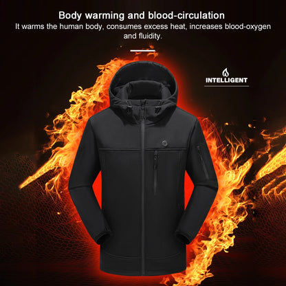 Heating Jackets Outdoor USB Heating Jackets Warming Coat Winter Flexible Electric Thermal Clothing Fishing Hiking Warm Clothes