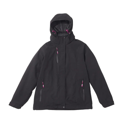 Modishion 3 in 1 thickened windproof waterproof lightweight hard shell jacket with fleece lining winter warm windbreaker