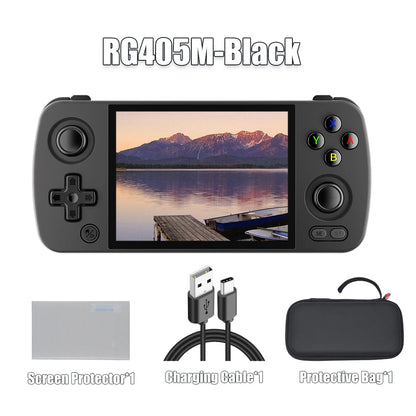 ANBERNIC RG405M Metal Handheld Game Console Android 12 System Unisoc Tiger T618 4 Inch IPS Screen Game Player Support OTA Update