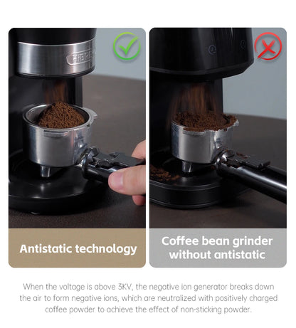 HiBREW Automatic Burr Mill Electric Coffee Grinder with 31 Gears for Espresso American Coffee Pour Over Visual Bean Storage G3