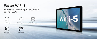 DOOGEE Tab A9+ 2 IN 1 Smart Tablet PC Android 15 11'' Display 20GB RAM(4+16) 64GB ROM 8580mAh Battery Dual Speakers Widevine L1