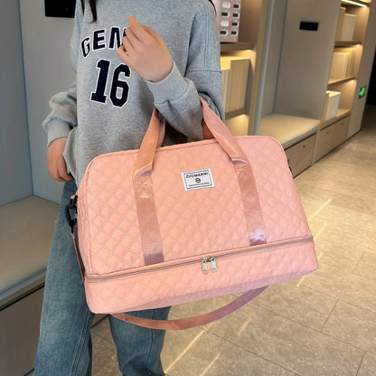 a large capacity, simple and lightweight portable travel bag, perfect for storing travel, clothing, daily necessities, and lugg