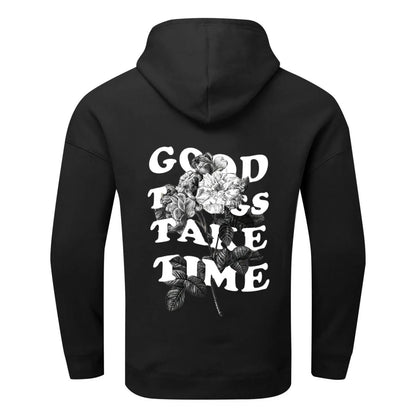 Unisex Fall Harajuku Style Embroidered Streetwear Long Sleeve Baggy Hooded Sweatshirt Fashion Casual Comfy Pullover Hoodies