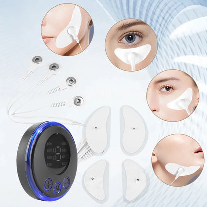 EMS Facial Massager Current Muscle Stimulator Anti-Wrinkle Face Tightening Tool USB Charging 8 Modes 19 Levels for Women