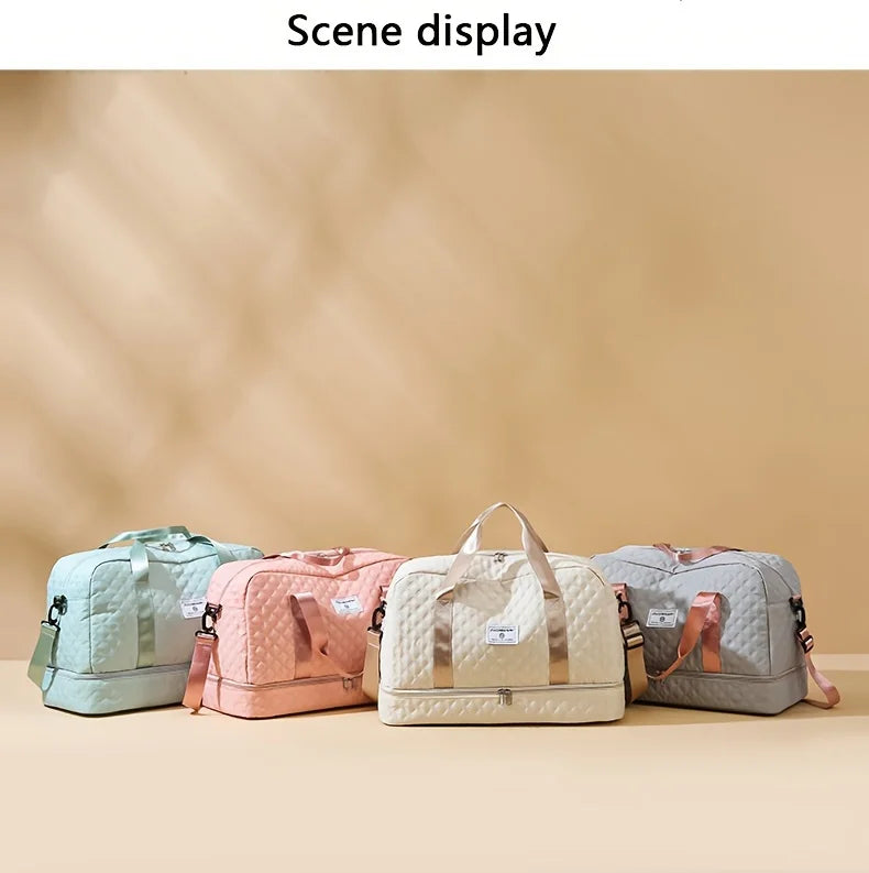 a large capacity, simple and lightweight portable travel bag, perfect for storing travel, clothing, daily necessities, and lugg