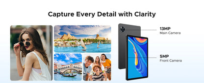 DOOGEE U11 Pro 2in1 PC Tablet Android 15 30GB(6+24) 256GB 11" 8580mAh Battery Dual Speakers Unisoc T7200 Widevine L1 Tablet