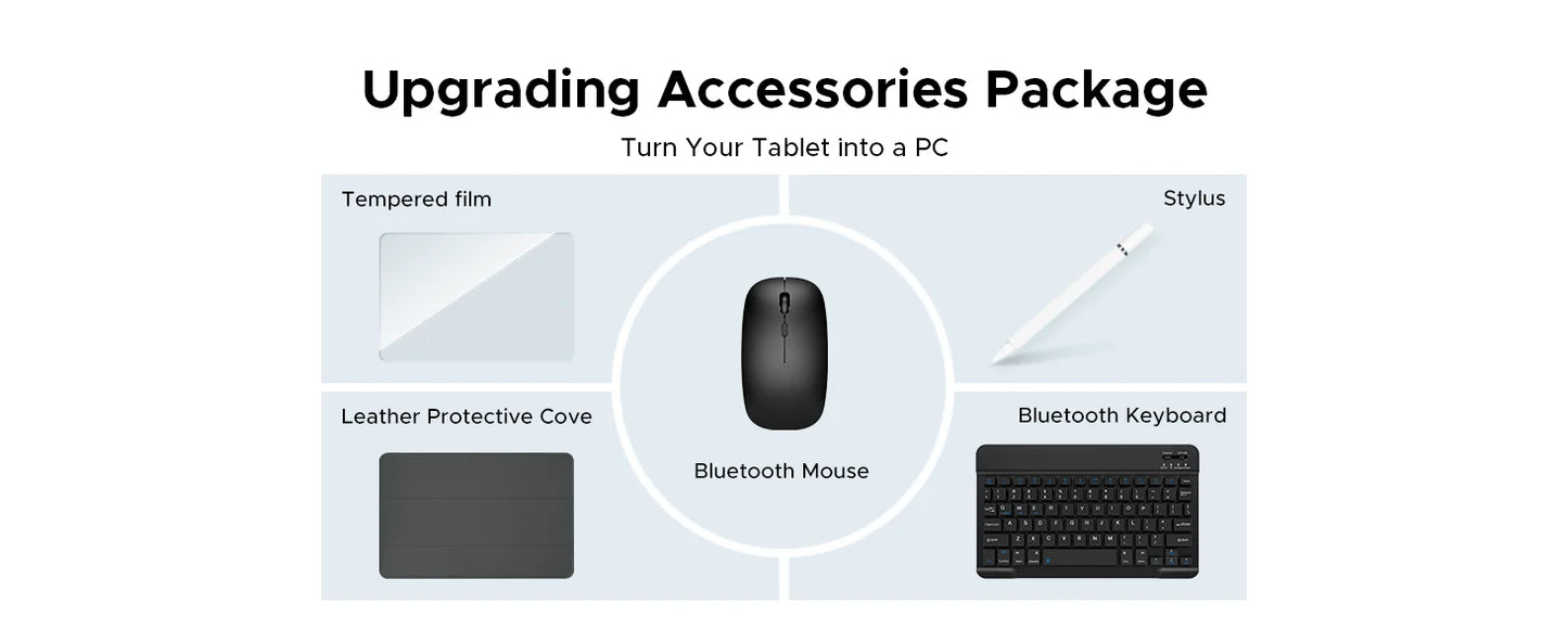 DOOGEE Tab A9 Pro+ Tablet PC Android 15 Dual Speakers 11'' Screen 30GB (6GB+24GB) 128GB 8580mAh Battery Widevine L1 Smart Pad