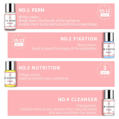 Dropshipping ICONSIGN Lash Lift Kit Lifiting Eyelash Enhancer Calia Set Lashes Perm Eyes Makeup Tools Can Do Your Logo