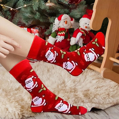 Christmas Sock Advent Calendar 2025 Christmas Advent Calendar 24 Pair of Christmas Crew Socks Xmas Countdown Calendar for Adults