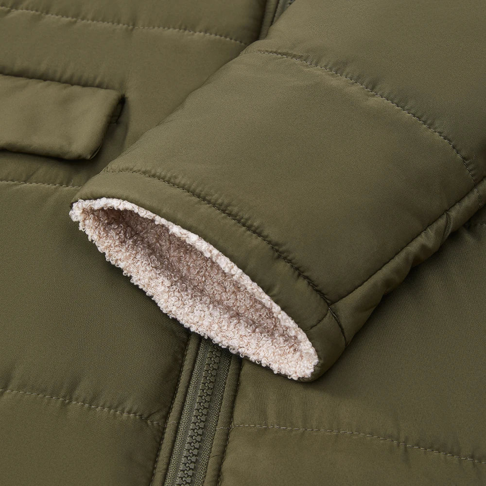 Tieker solid color mid-length hooded cotton coat double-sided women's coat casual winter warm jacket slim cotton coat