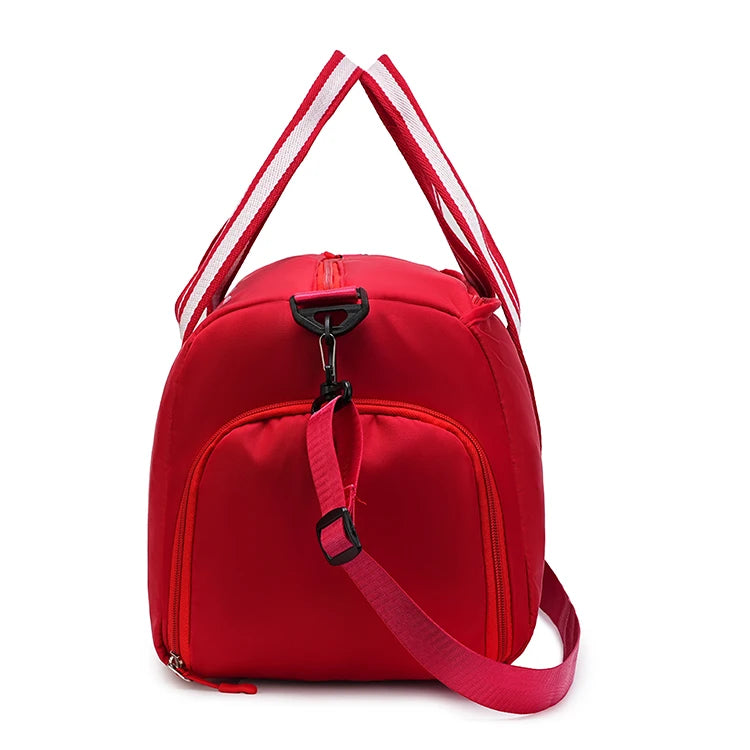 52x27x25cm Large black sport gym tote new duffle bag travel work gear bag