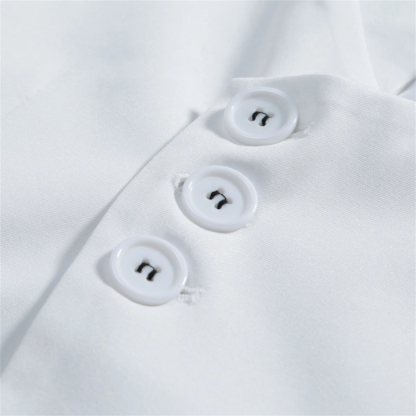 Men's Elegant Solid Color Stand Collar Long Sleeve Single Breasted Suit Fashion Skinny Formal Occasion Clothing