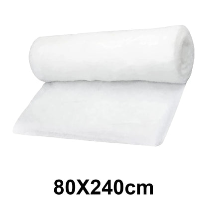 1-5PCS Artificial Christmas Snow Roll White Snow Mat Snow Blanket Soft Cotton Prop for Tree Xmas Village Backdrop Tree Decoratio