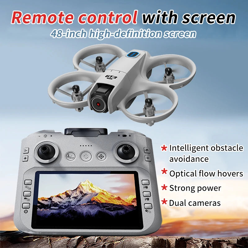 2025 GT3 One Click Return Professional Drone 180° Wide Angle HD 8K Dual Camera Height Hold RC Obstacle Avoidance Quadcopter Toys