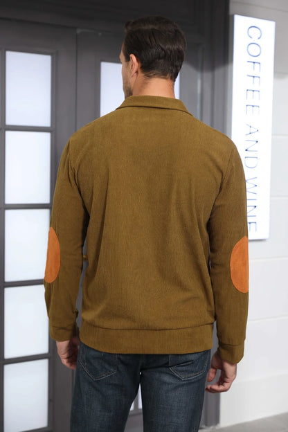 Spring And Autumn Korean Version Fashionable Streetwear Top Men's Outdoor Casual Standing Collar Long-sleeved Sweater