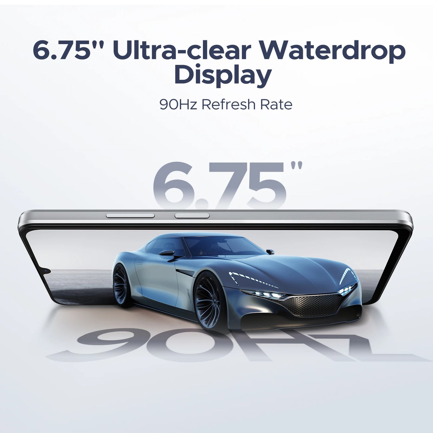 DOOGEE Note 58 Android 15 Smartphone 8GB 128GB 6.75" HD+ 90Hz IPS Screen 6250mAh Large battery NFC Widevine L1 Cell Phone