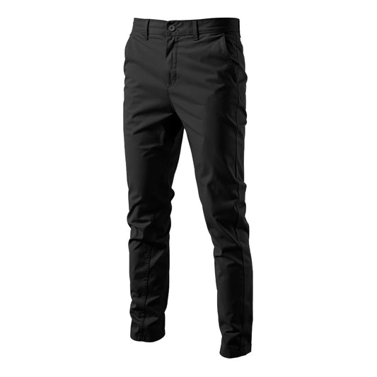 Voltsify Cotton Twill Straight Leg Trousers for Commuting Dating Casual Outings