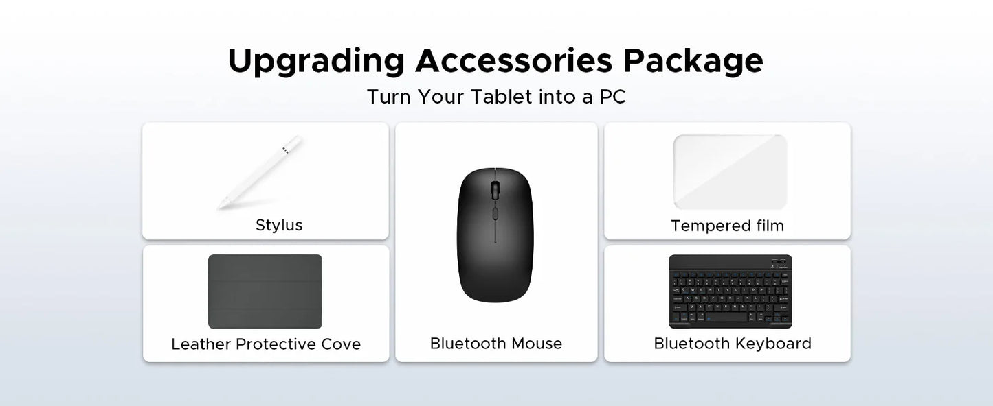 DOOGEE Tab A9+ 2 IN 1 Smart Tablet PC Android 15 11'' Display 20GB RAM(4+16) 64GB ROM 8580mAh Battery Dual Speakers Widevine L1