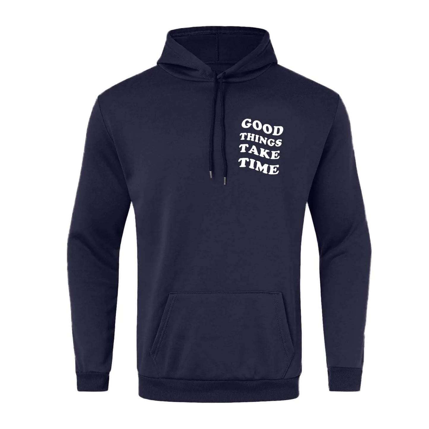 Unisex Fall Harajuku Style Embroidered Streetwear Long Sleeve Baggy Hooded Sweatshirt Fashion Casual Comfy Pullover Hoodies