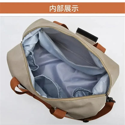 1 piece of 18.11 inch large capacity unisex men's and women's sports bag and travel bag, weekend sports travel bag with shoe com
