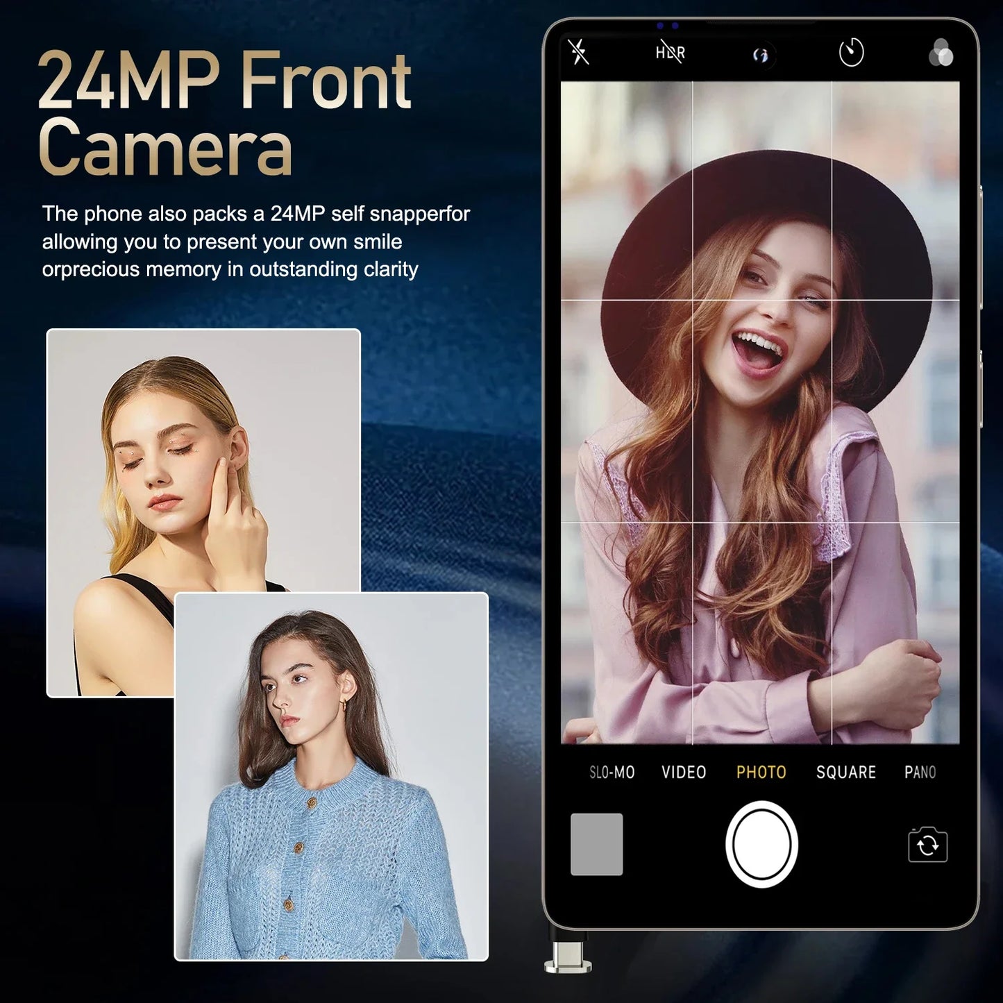 Global Vision S25 Ultra Smartphone 5G Android 12 8GB RAM 512GB ROM 6.8 Inch Phone 1920x1080HD 24+48MP 4 5G Network Mobile Phones