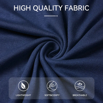 Modishion Women's V-neck long-sleeved pajamas home wear set loose and comfortable simple and fashionable Sleepwear