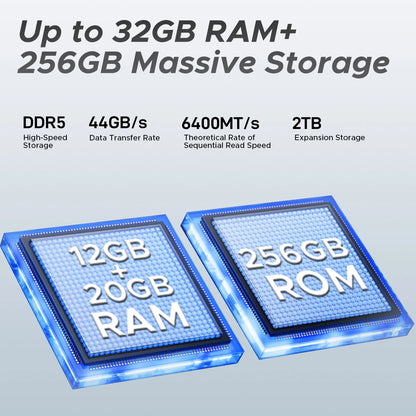 DOOGEE S200 5G Rugged Phone 1.32" Rear Display 12GB 256GB 6.72" 120Hz 100MP AI Main Camera 10100mAh Battery 33W Smartphone