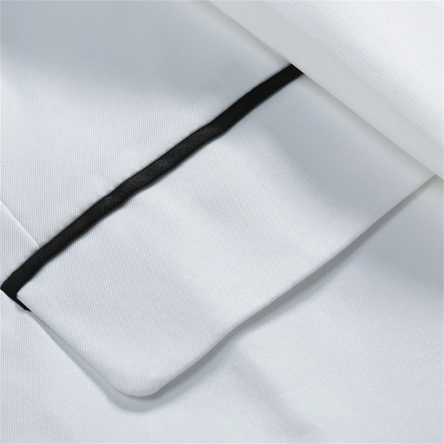 Men's Elegant Solid Color Stand Collar Long Sleeve Single Breasted Suit Fashion Skinny Formal Occasion Clothing