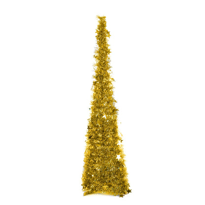 Voltsify 1.2M Tinsel Xmas Tree with Base