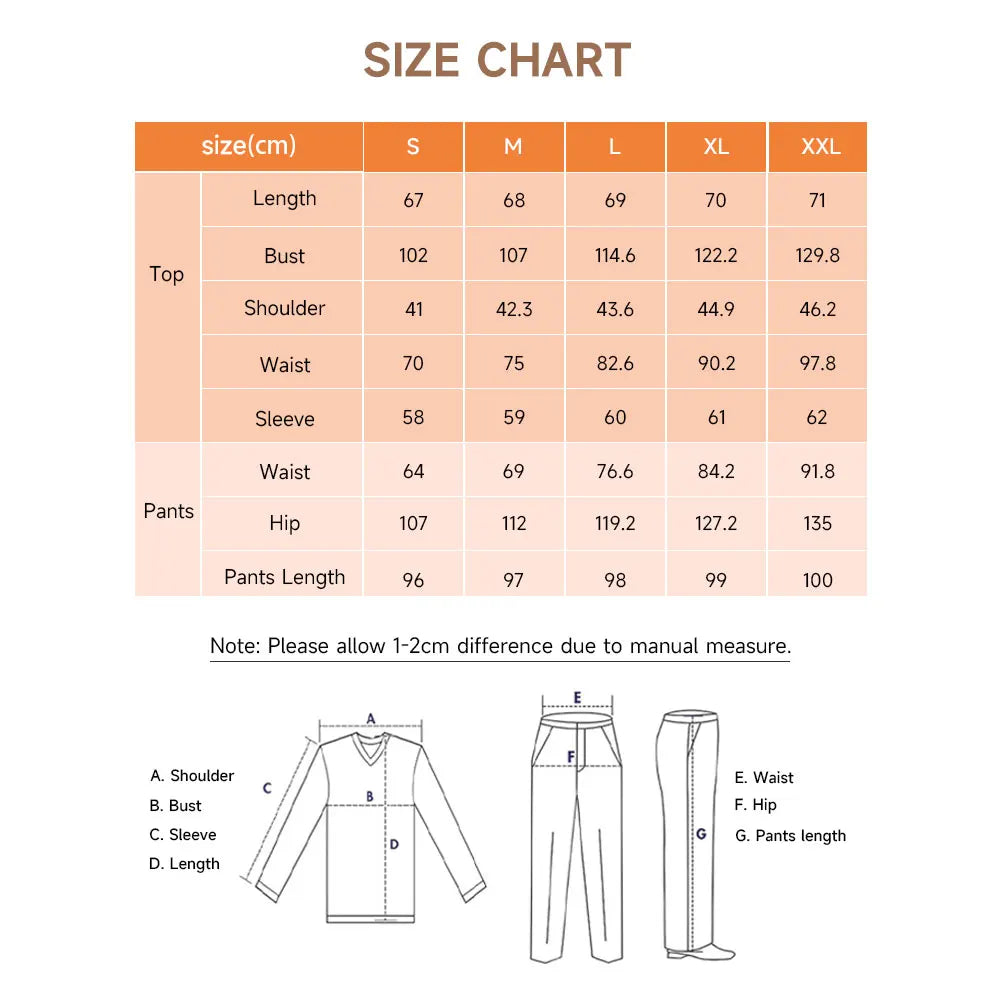 Modishion Long Sleeve Lapel Pajamas Solid Color Loungewear Set Button Top and Pants Women's Sleepwear Loungewear
