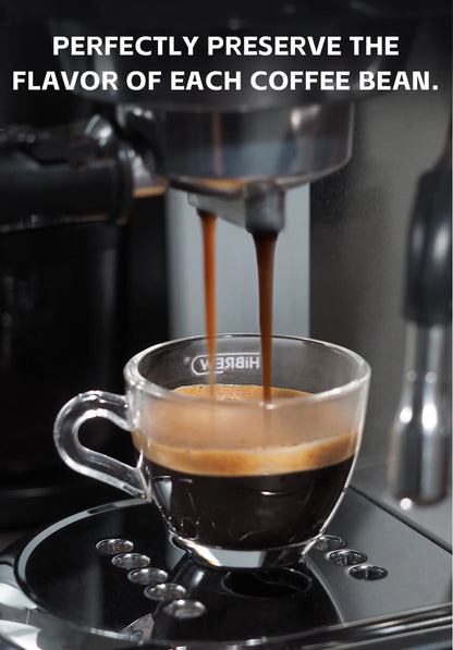 HiBREW Automatic Burr Mill Electric Coffee Grinder with 31 Gears for Espresso American Coffee Pour Over Visual Bean Storage G3