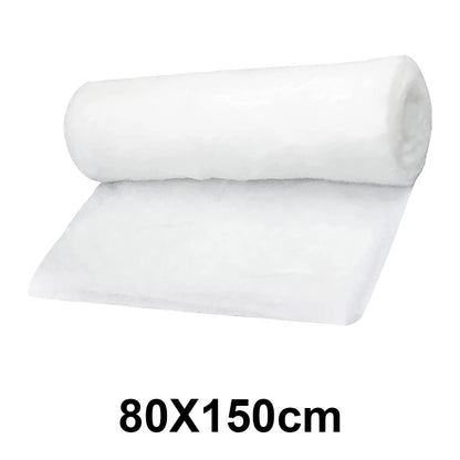 1-5PCS Artificial Christmas Snow Roll White Snow Mat Snow Blanket Soft Cotton Prop for Tree Xmas Village Backdrop Tree Decoratio