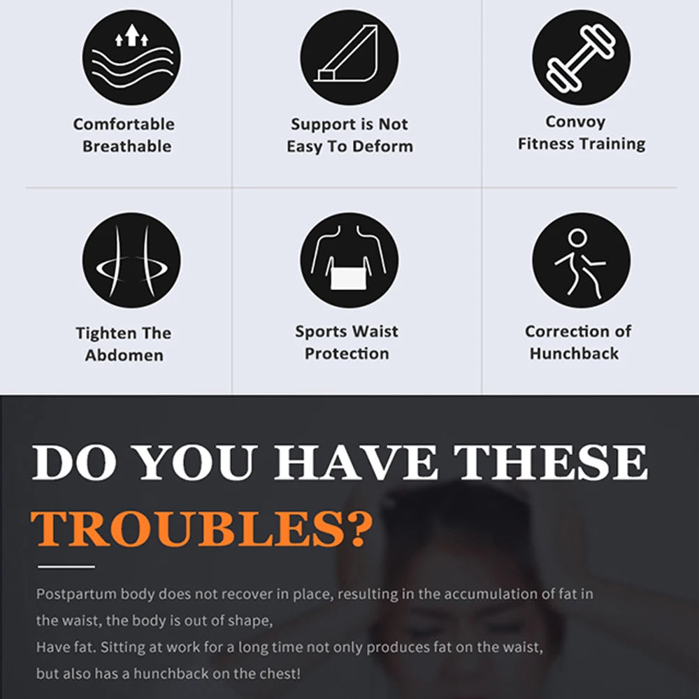 Strap Fitness Sports Safety Trainer Girdle Waist Support Belt for Women