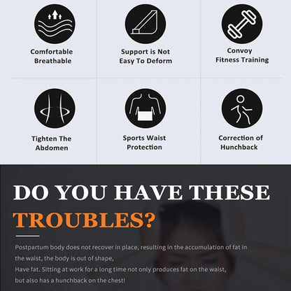 Strap Fitness Sports Safety Trainer Girdle Waist Support Belt for Women