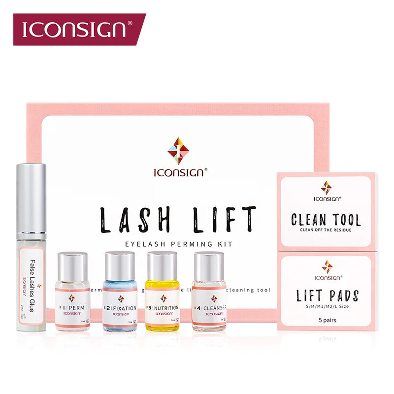 Dropshipping ICONSIGN Lash Lift Kit Lifiting Eyelash Enhancer Calia Set Lashes Perm Eyes Makeup Tools Can Do Your Logo
