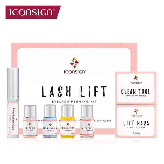 Dropshipping ICONSIGN Lash Lift Kit Lifiting Eyelash Enhancer Calia Set Lashes Perm Eyes Makeup Tools Can Do Your Logo